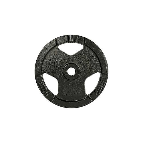 Cast Iron Weight Plate 2,5kg(30mm)Black inSPORTline