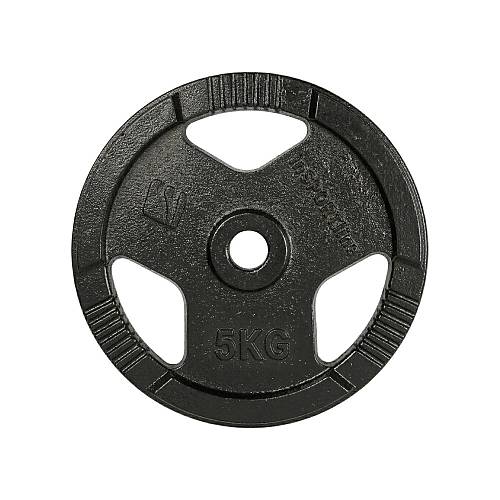 Cast Iron Weight Plate 5kg(30mm)Black inSPORTline