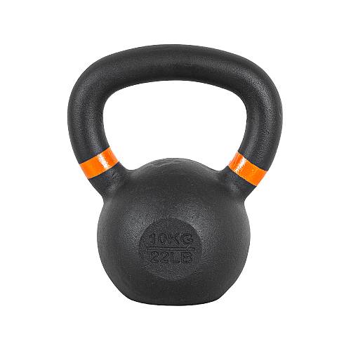 Cast Iron 10 kg Kettlebell inSPORTline Powder
