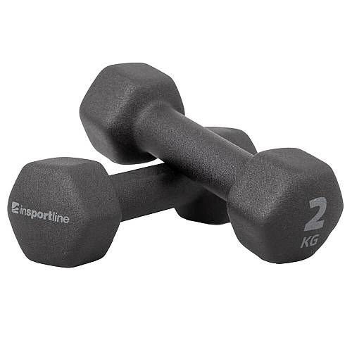 Σετ αλτήρες Neoprene 2 x 2 kg inSPORTline ON-X Renbell
