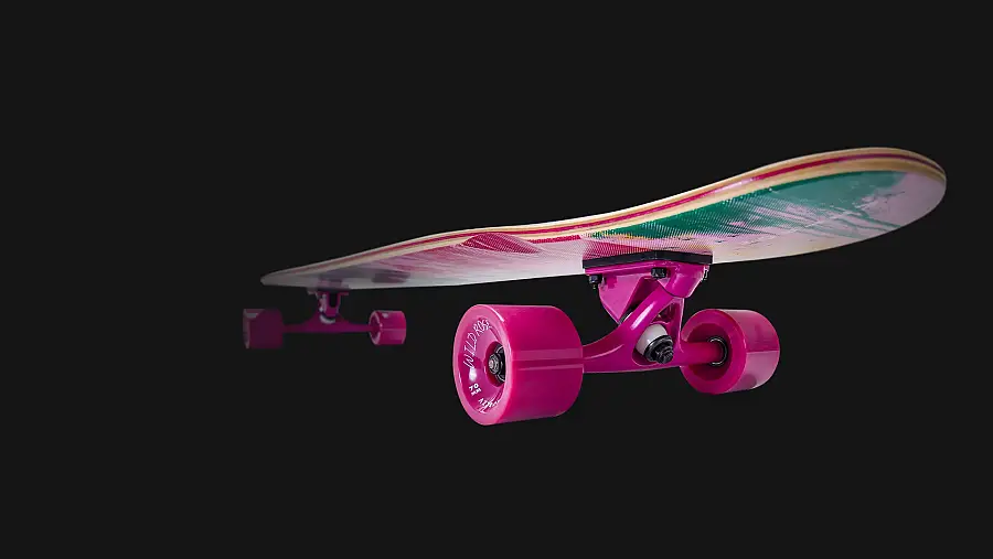 DANCEBOARD/SKATEBOARD WILD ROSE 45.5  by Aztron®