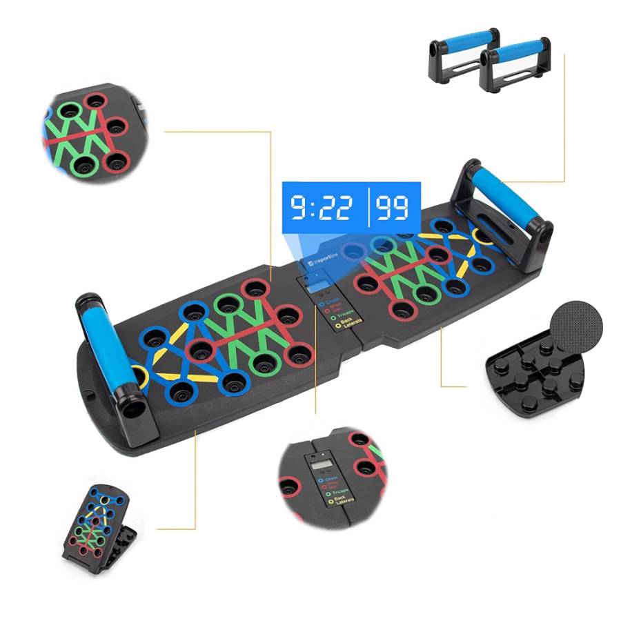 Multifunctional Push-Up Board w/ Display inSPORTline Pushap Evo