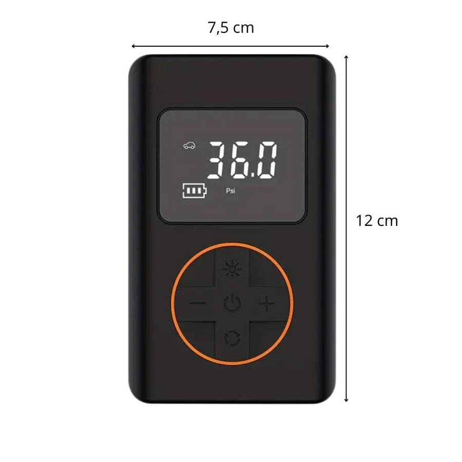 Rechargeable Electric Air Pump inSPORTline Gaberila w/ Power Bank & LED Light