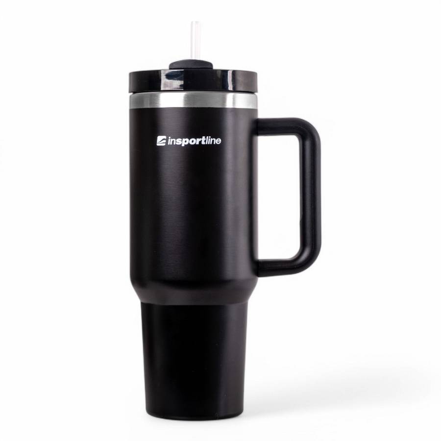 Insulated Travel Mug (Black) inSPORTline Misakafi Tumbler 1,200 ml