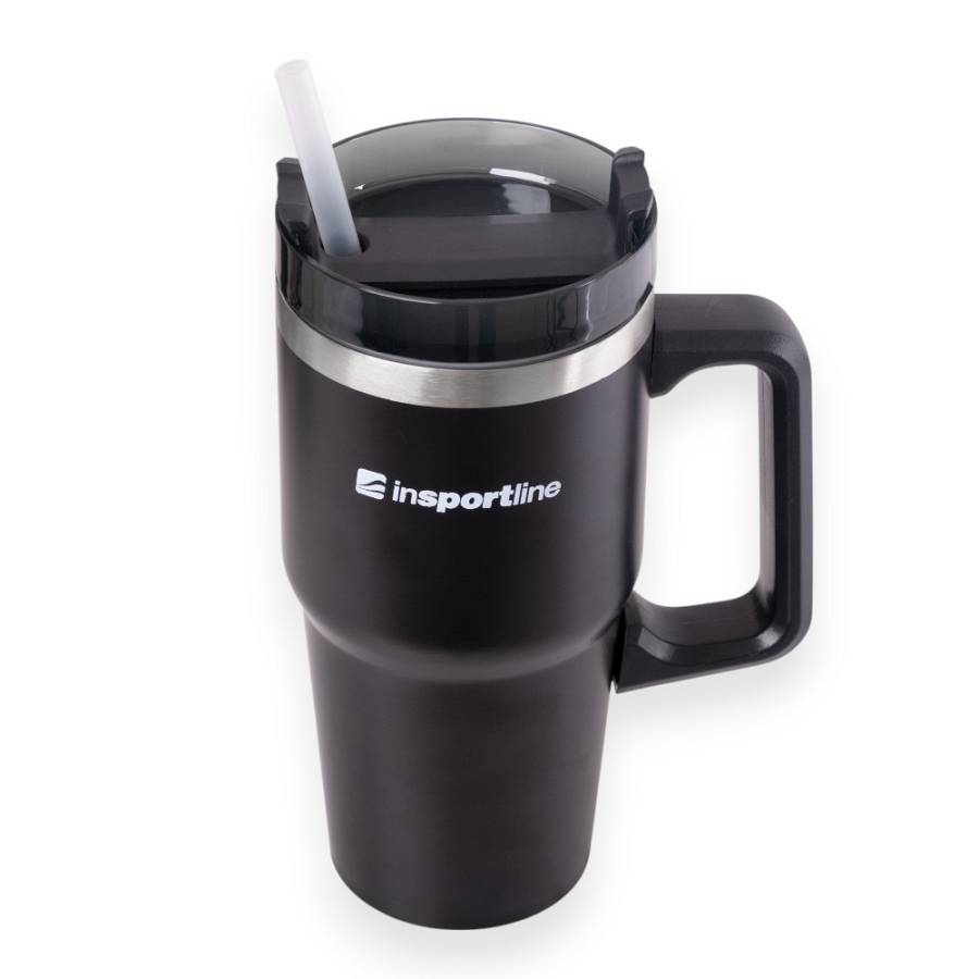 Insulated Travel Mug (Black) inSPORTline Misakafi Tumbler 600 ml