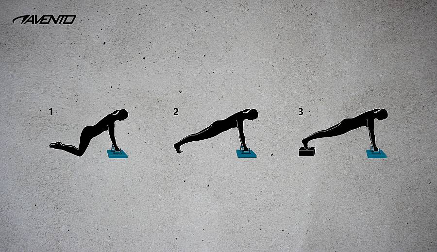 Avento Push-Up Board Πτυσσόμενο