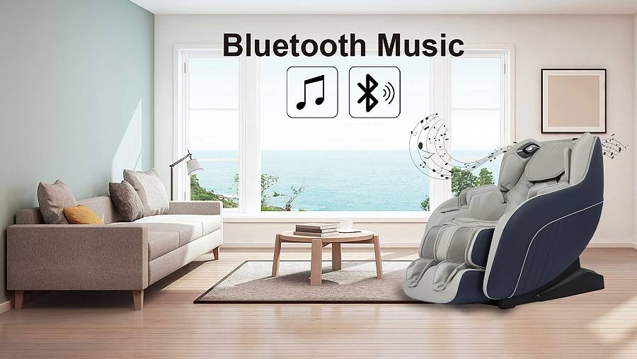 Πολυθρόνα Μασάζ Life Care by i-Rest SL-A196-2 (Γκρι/Μπλε)