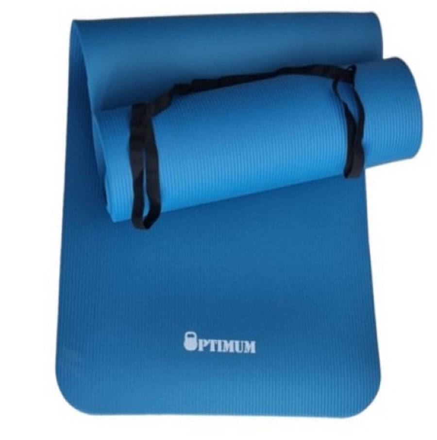 ΣΤΡΩΜΑ ΑΣΚΗΣΕΩΝ (ΜΠΛΕ) NBR 183x61x1,5cm  OPTIMUM