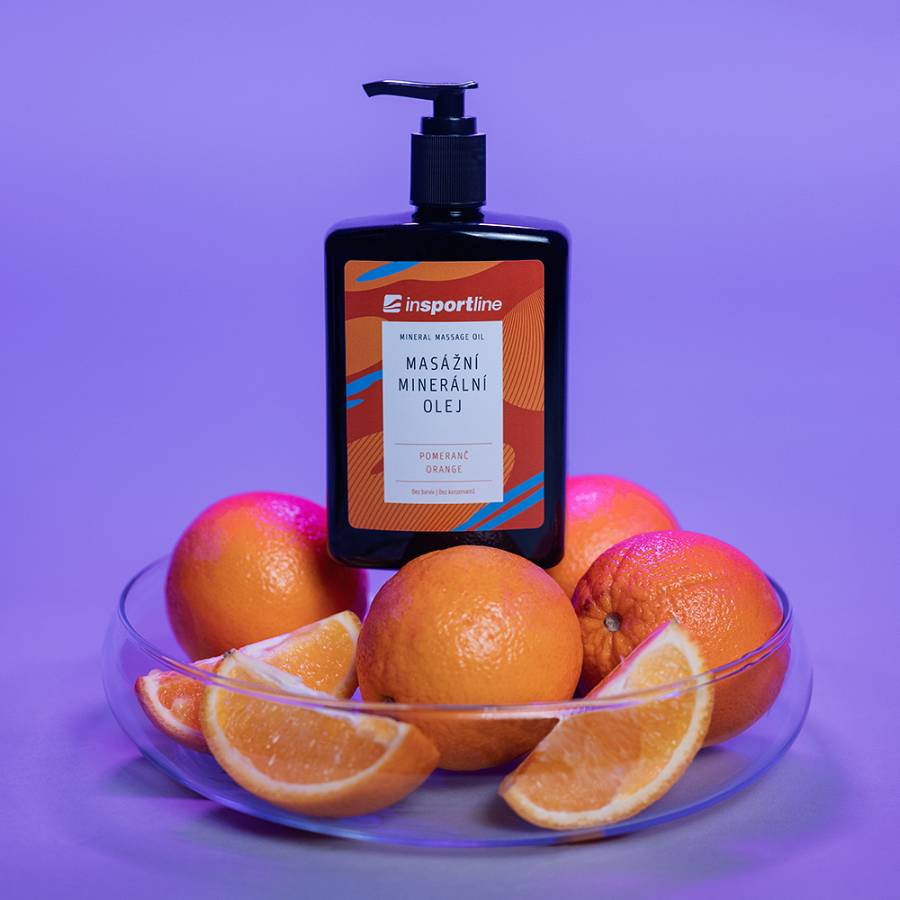 MINERAL MASSAGE OIL INSPORTLINE ORANGE 500 ML