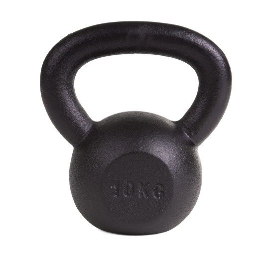 KETTLEBELL 10KG BLACK MAT OPTIMUM