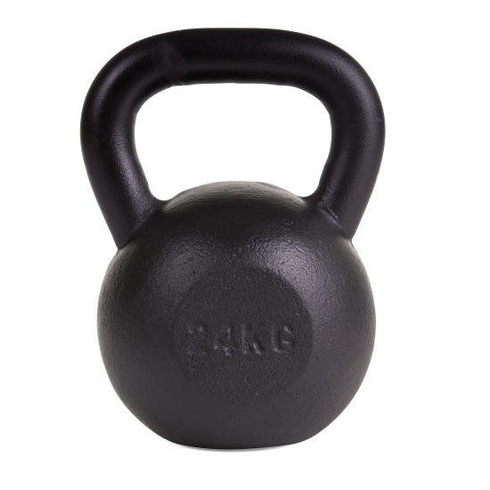 KETTLEBELL 24KG BLACK MAT OPTIMUM