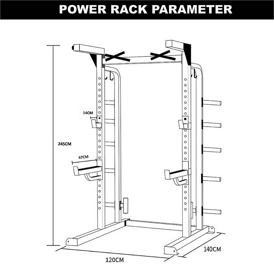 POWER HALF RACK (RK212) OPTIMUM