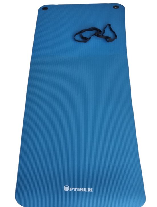 ΣΤΡΩΜΑ ΑΣΚΗΣΕΩΝ (ΜΠΛΕ) NBR 183x61x1,5cm  OPTIMUM