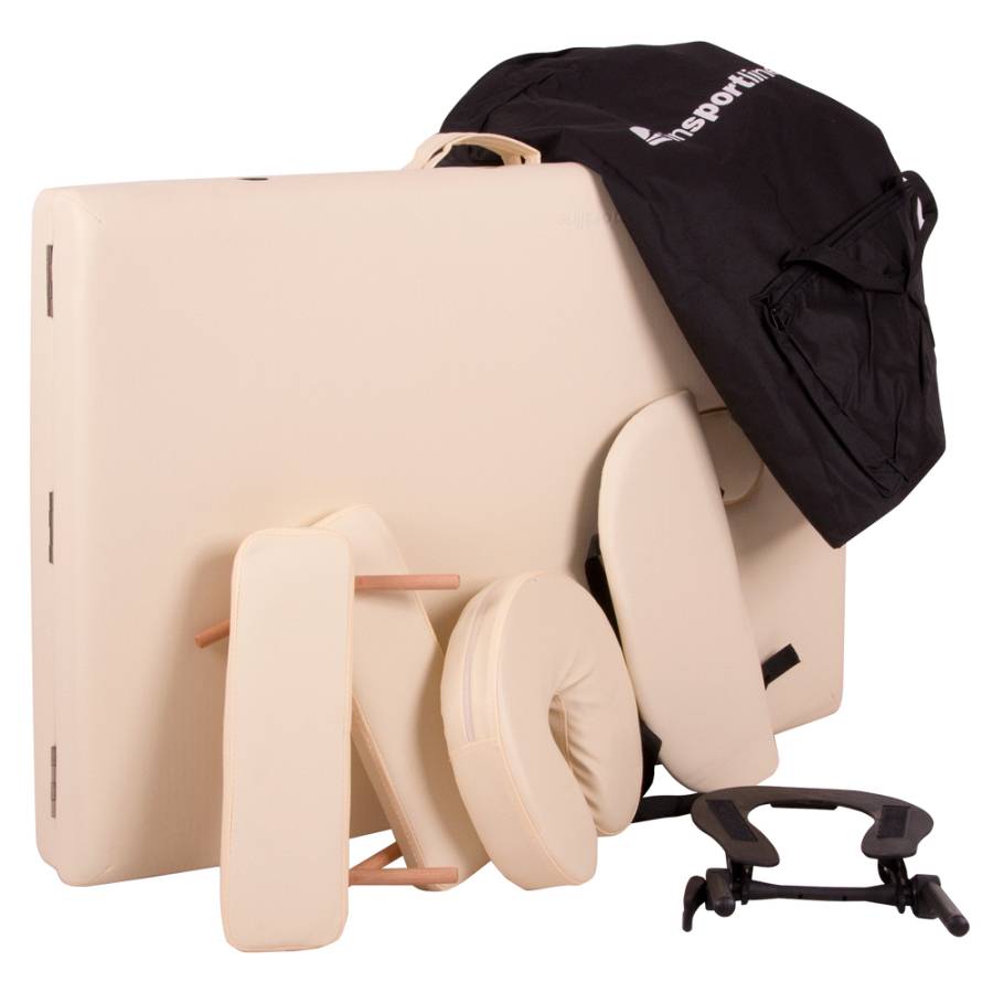 Κρεβάτι μασάζ inSPORTline καφέ Japane ξύλινο