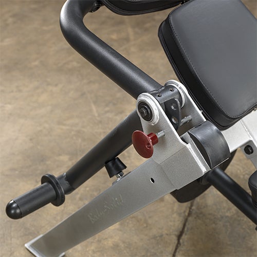 Body-Solid Semi-Recumbent Ab Bench-Black