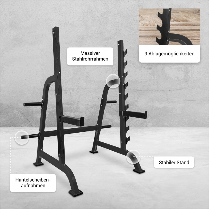 HALF POWER LIFTING RACK OPTIMUM
