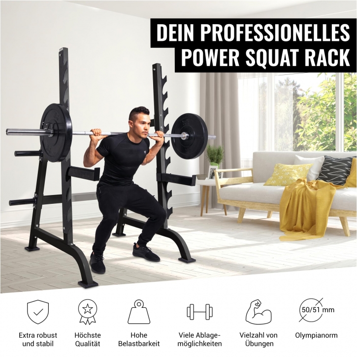 HALF POWER LIFTING RACK OPTIMUM