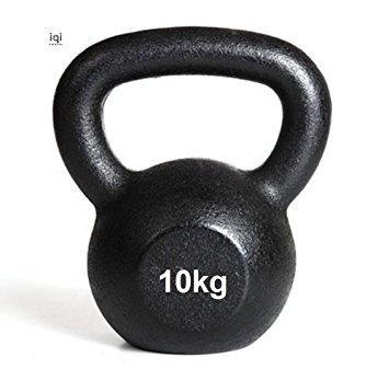 KETTLEBELL 10KG BLACK MAT OPTIMUM