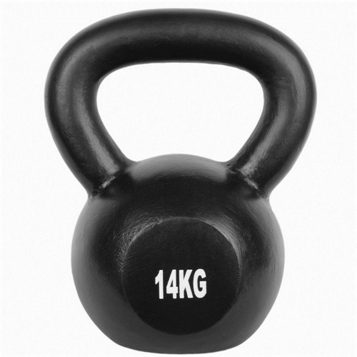 KETTLEBELL 14KG BLACK MAT OPTIMUM