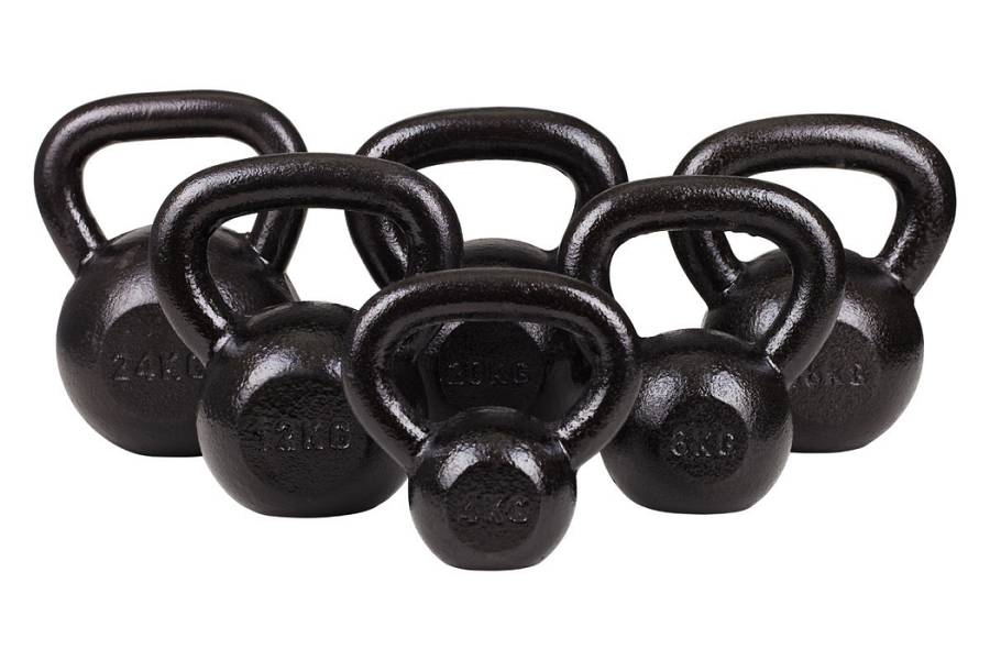 KETTLEBELL 20KG BLACK MAT OPTIMUM