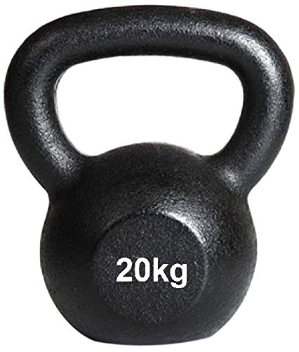 KETTLEBELL 20KG BLACK MAT OPTIMUM