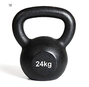 KETTLEBELL 24KG BLACK MAT OPTIMUM