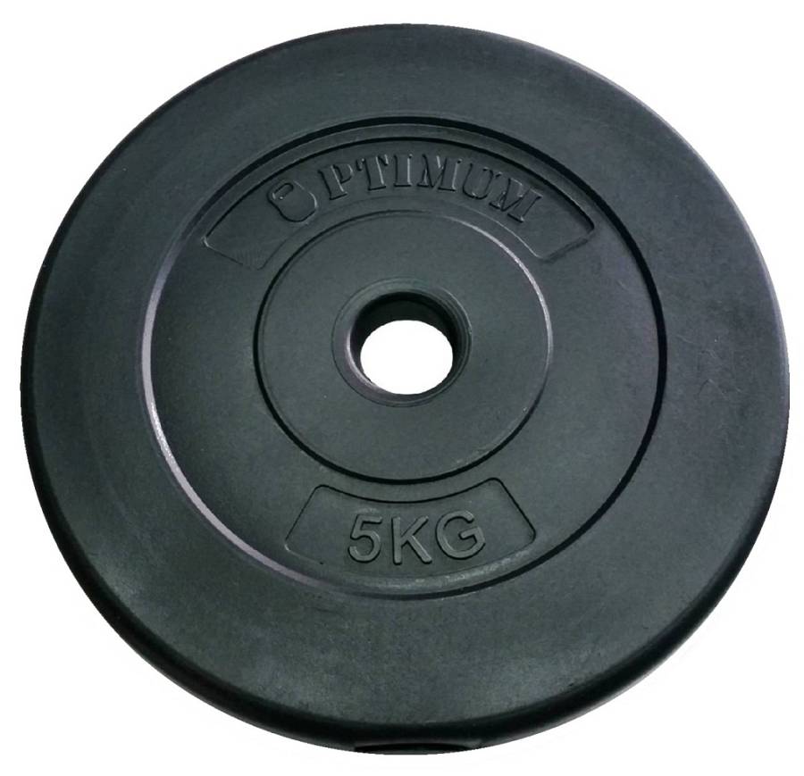 ΔΙΣΚΟΣ 5KG ΠΛΑΣΤΙΚΟΠΟΙΗΜΕΝΟΣ (Φ28) OPTIMUM