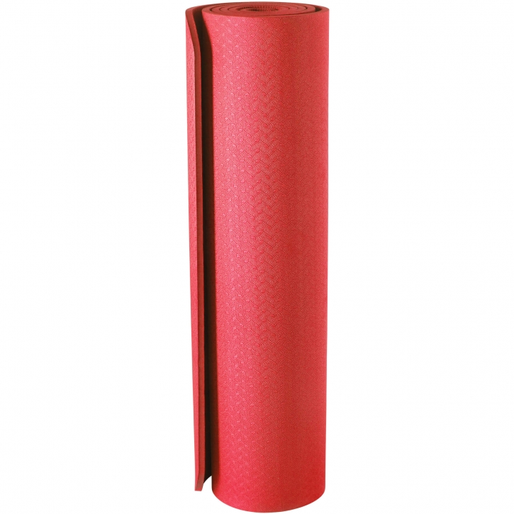 TPE YOGA MAT (ΚΌΚΚΙΝΟ) 183X61X0,6CM OPTIMUM