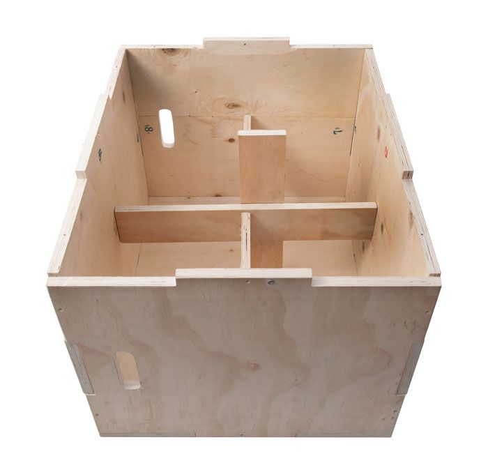 PLYOMETRIC BOX WOOD 70X60X50CM OPTIMUM