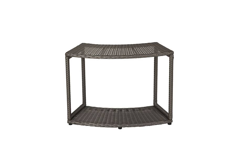 MSpa Wicker Open Storage Unit - for round Spa