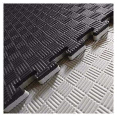 VIKING Επαγγελματικό Δάπεδο Ασφαλείας EVA, πάχους 3.0 εκ. Puzzle (Μαύρο/Γκρι)