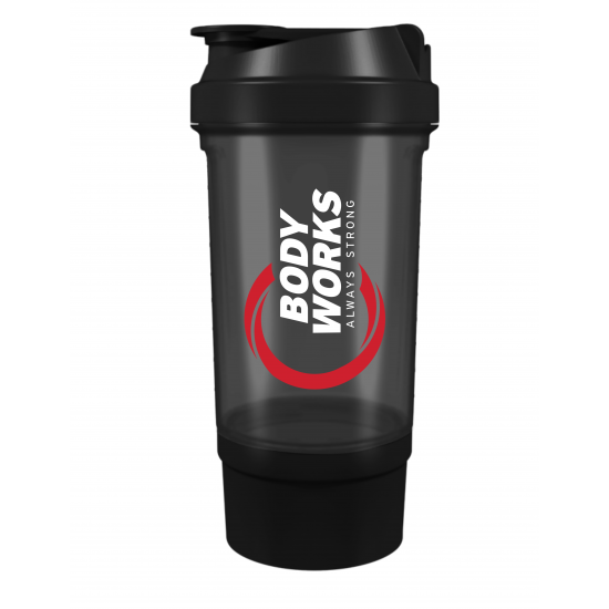 Shaker Bottle 500ml+150ml (BWS)