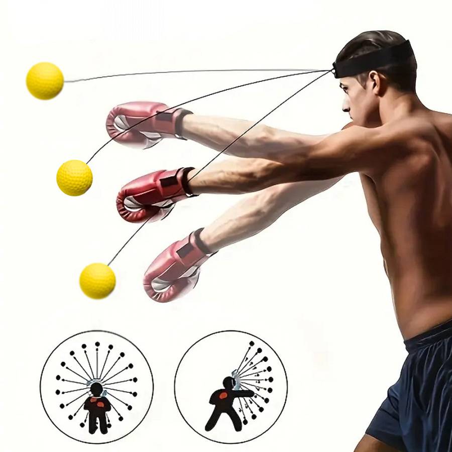 Boxing Reflex Ball w/ Headband inSPORTline Respell Light 18 g