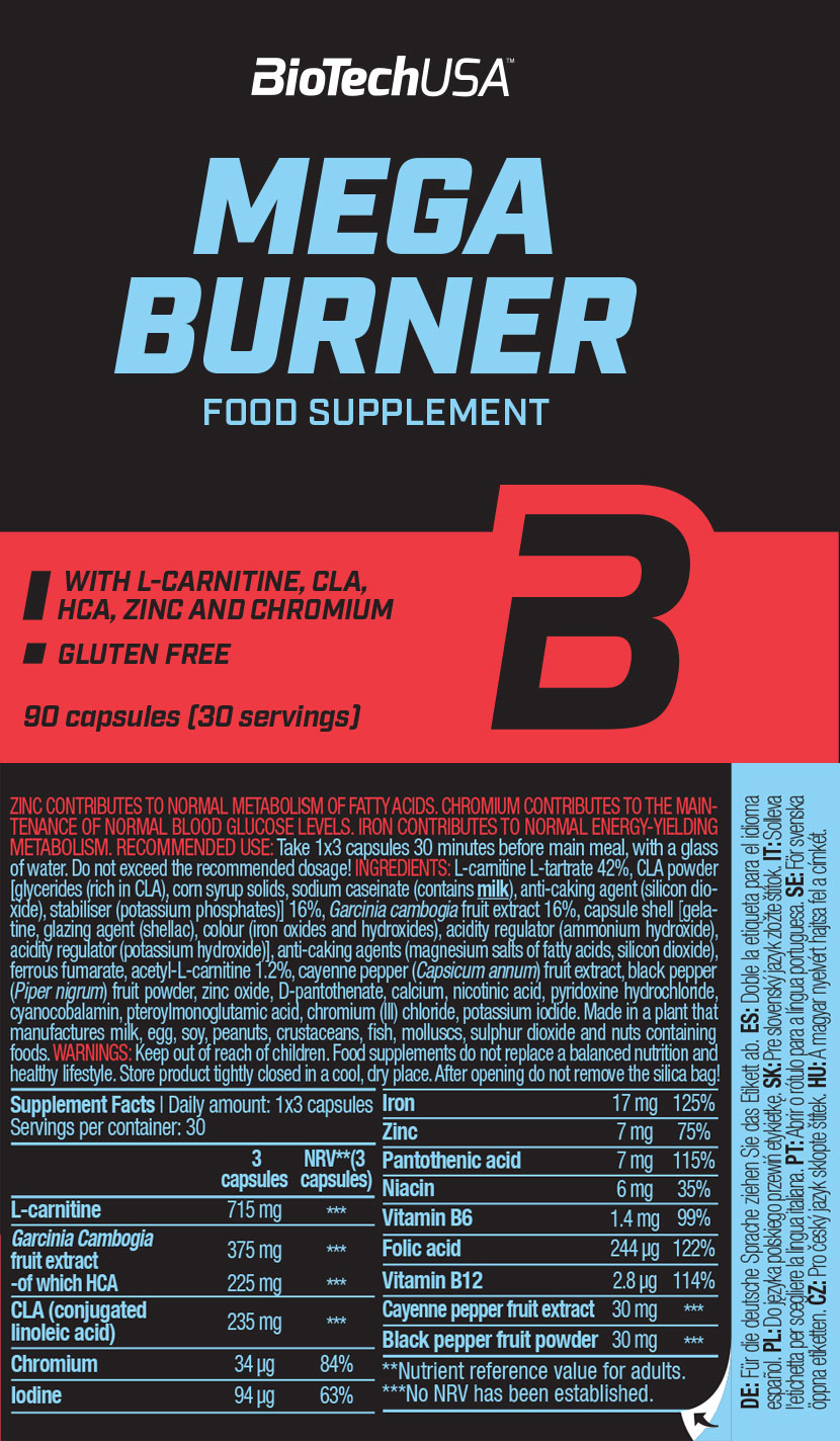 Mega Burner 90caps (BIOTECH USA)