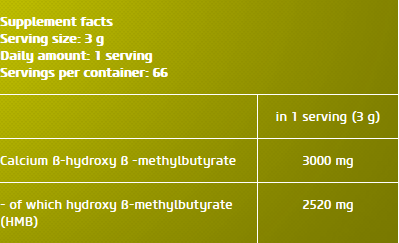 Ca - HMB 3000 200gr (BIOTECH USA)