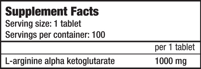 AAKG 1000mg 100tabs (BIOTECH USA)