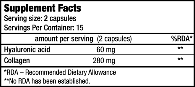 Hyaluronic & Collagen 30caps (BIOTECH USA)