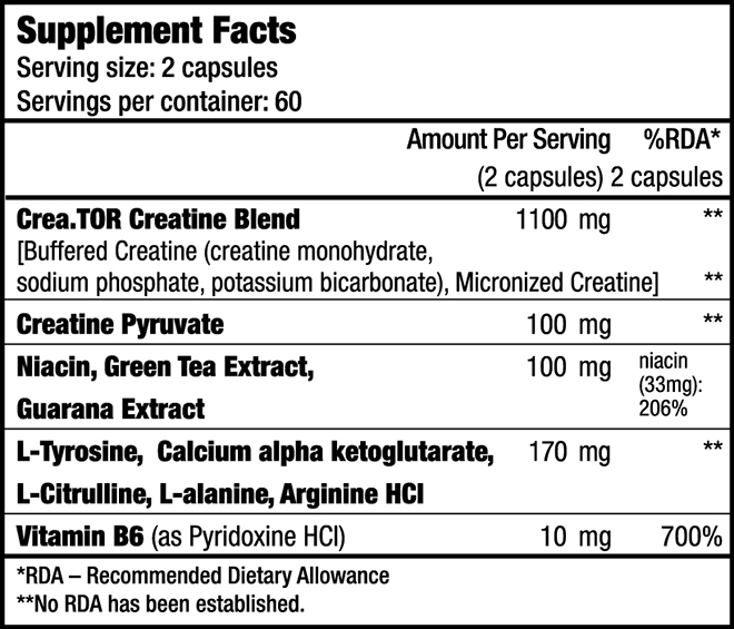 CreaTor 120caps (BIOTECH USA)