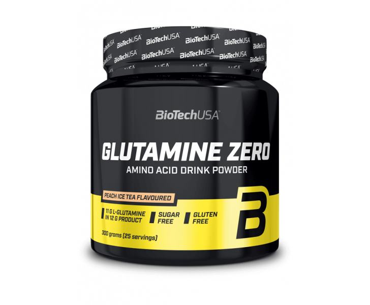 Glutamine Zero 300gr Peach Ice Tea (BIOTECH USA)