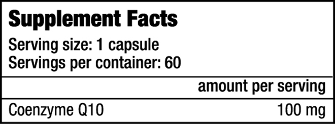 Q10 Coenzyme 60 tabs (BIOTECH USA)