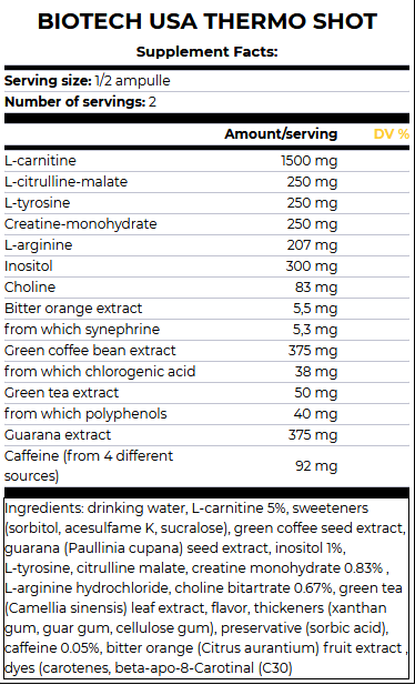 Thermo Shot 60ml (BIOTECH USA)