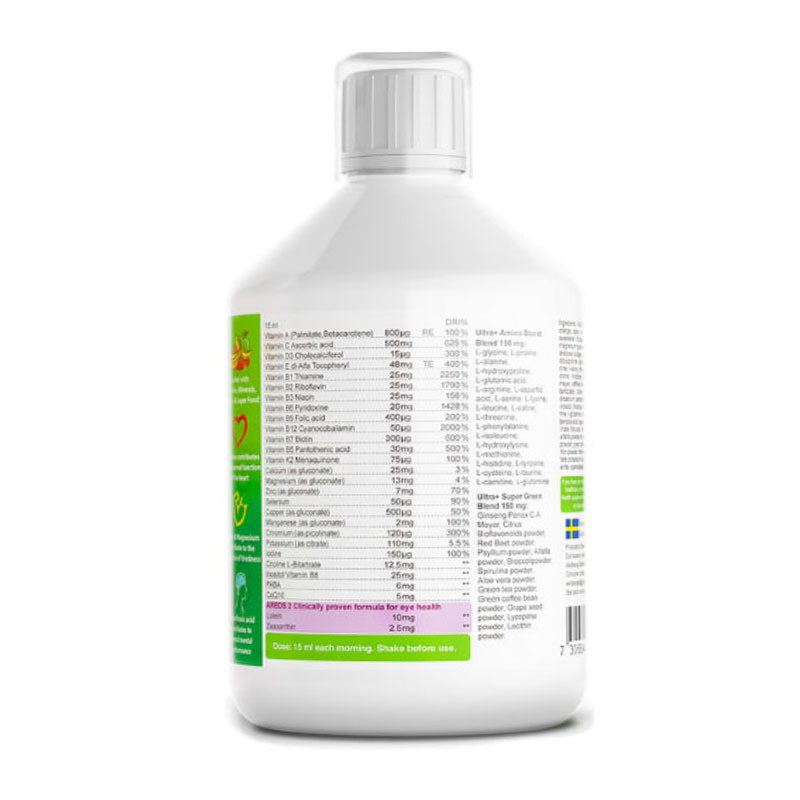 Ultra+ Multivitamin 500ml (SWEDISH NUTRA)