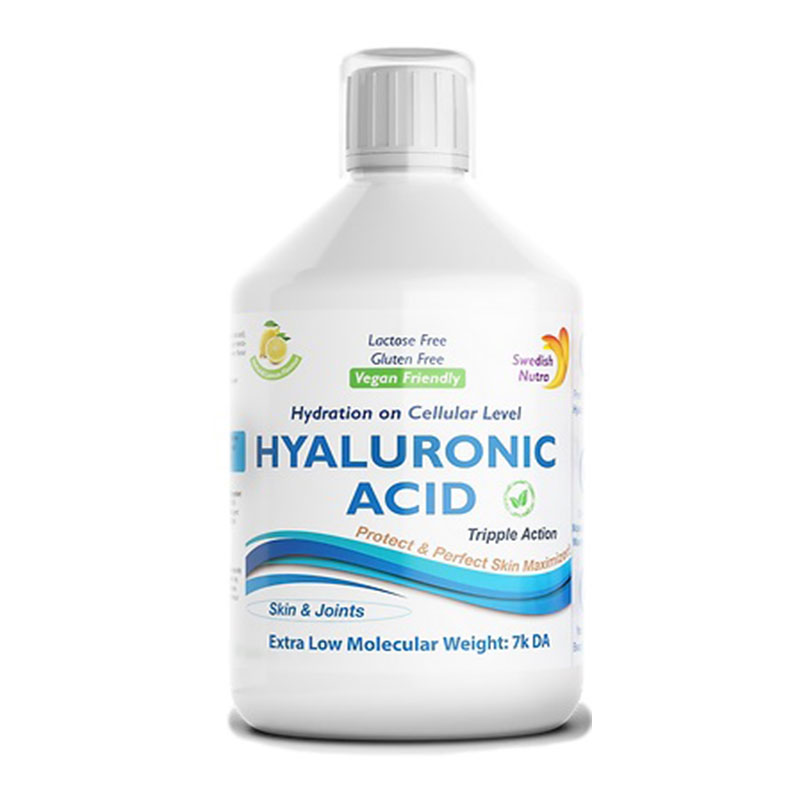 Vegan Hyaluronic Acid Γεύση Λεμόνι Swedish Nutra 500ml