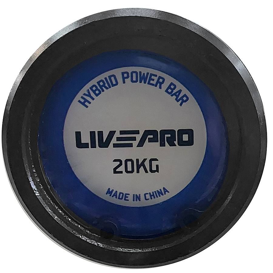 LivePro Ολυμπιακή Μπάρα Hybrid 220cm (8316-GY)