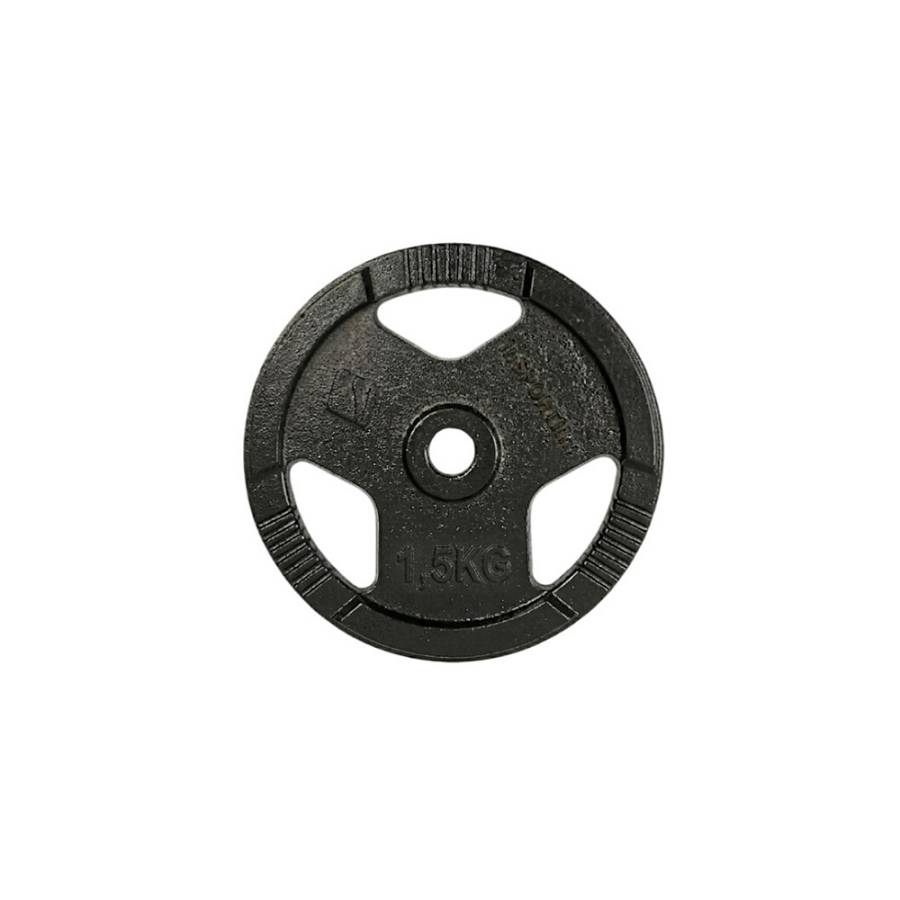 Cast Iron Weight Plate 1,25kg(30mm)Black inSPORTline
