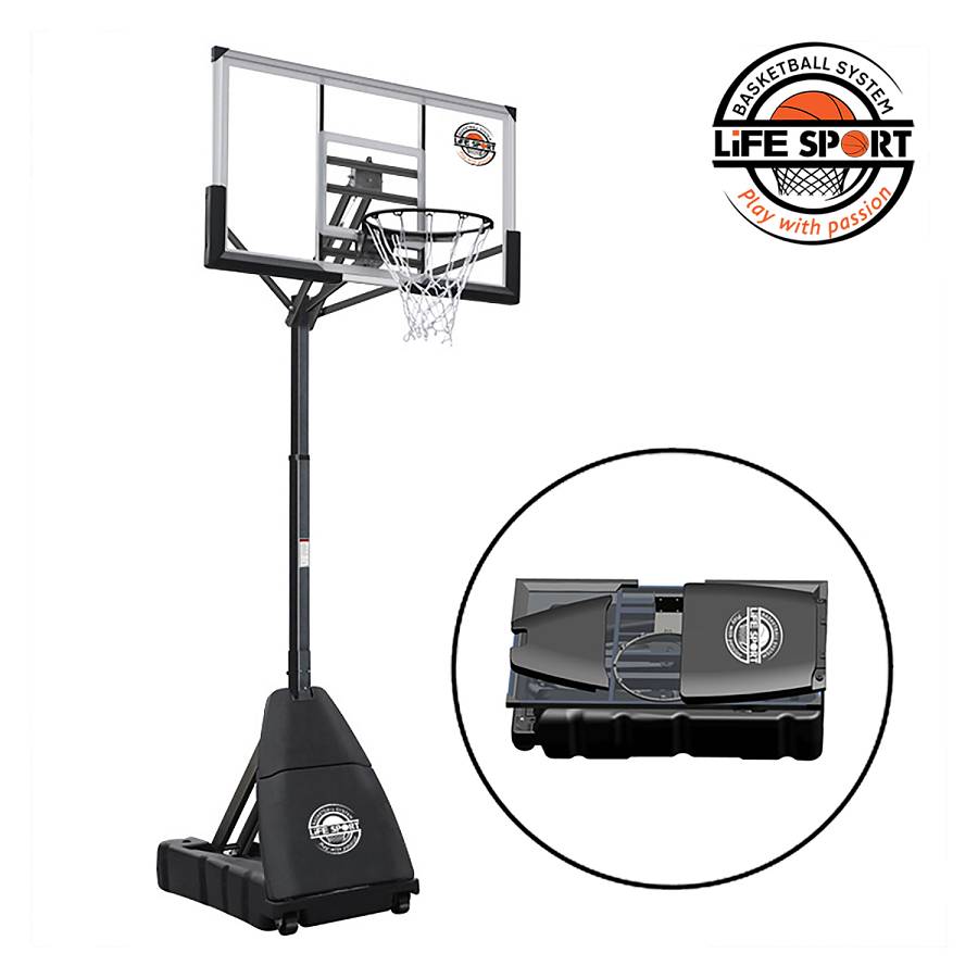 Life Sport Μπασκέτα με βάση A027F Αναδιπλούμενη