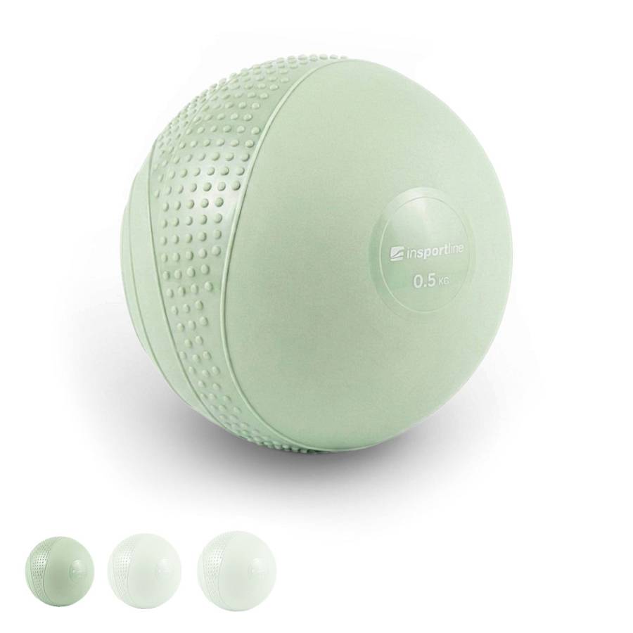 Mini Medicine Ball inSPORTline Sendelar 10.5 cm / 0.5 kg