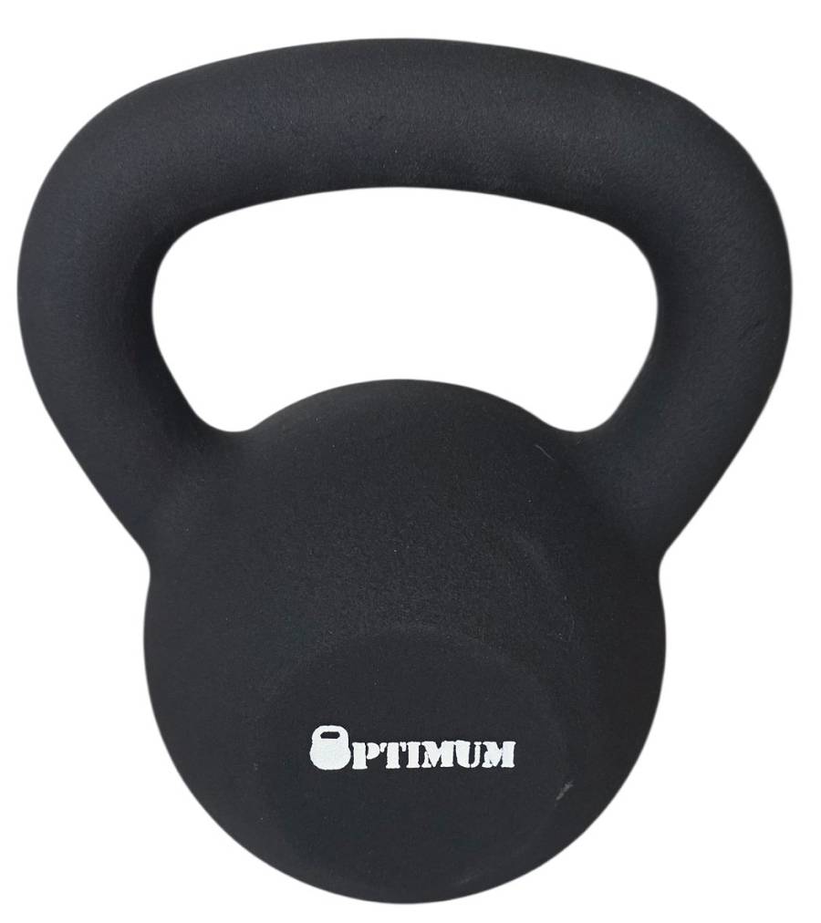 KETTLEBELL 16KG BLACK MAT OPTIMUM