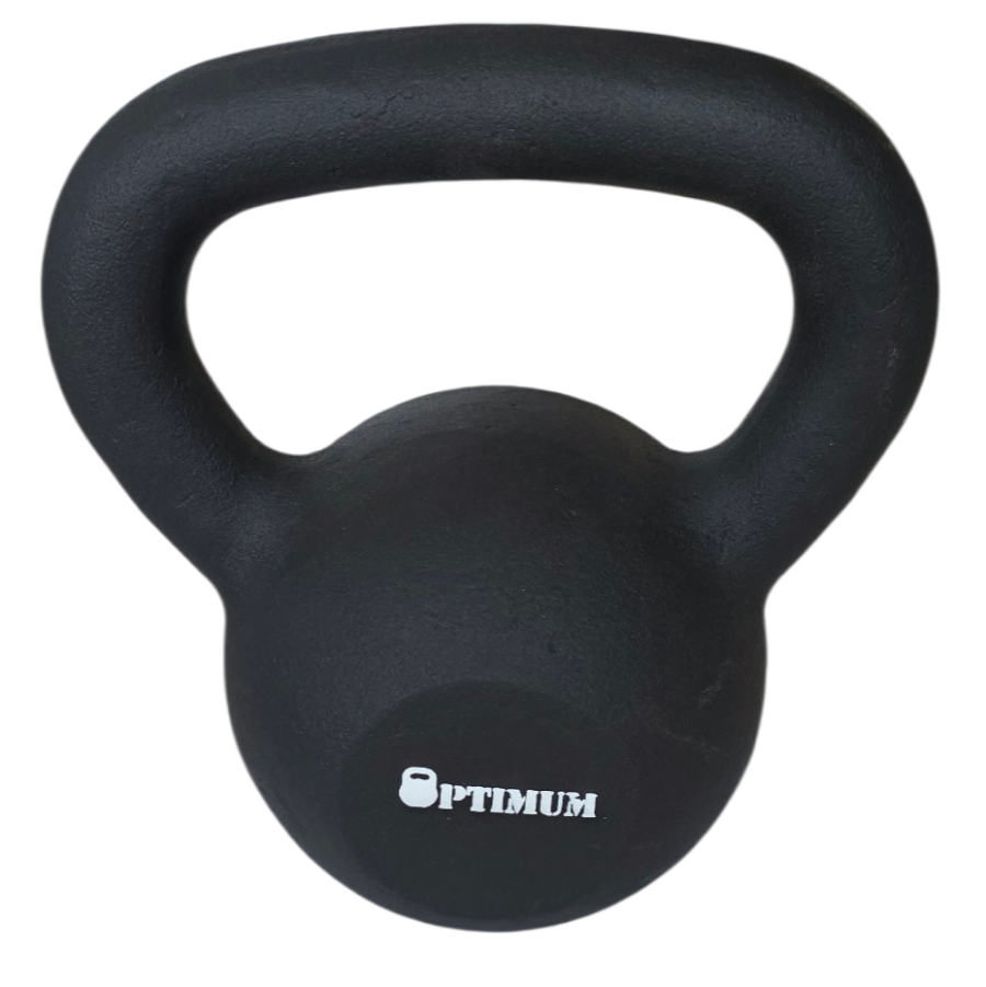 KETTLEBELL 8KG BLACK MAT OPTIMUM